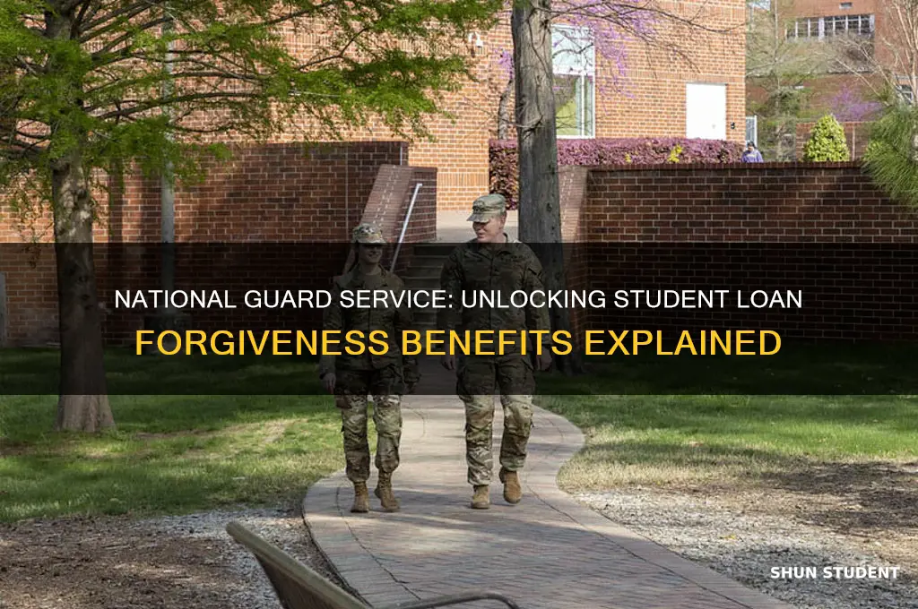 does national guard qualify for student loan forgiveness