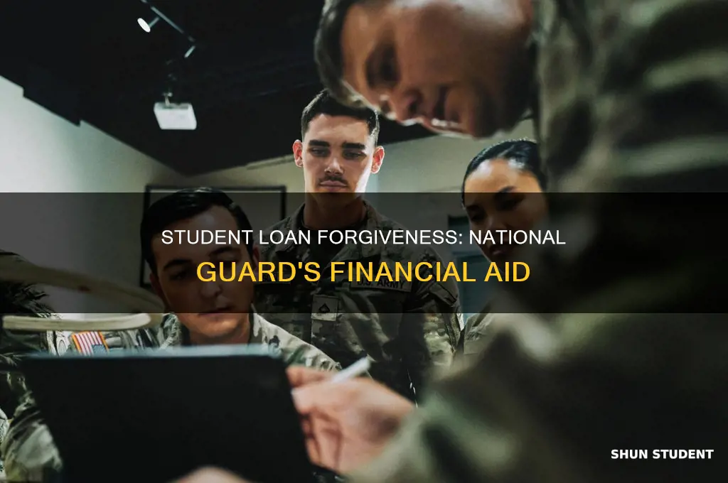 does national guards pay back student loans