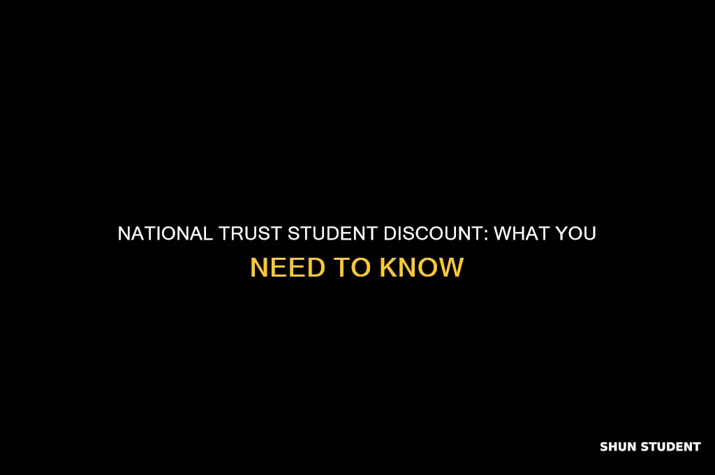 does national trust do student discount