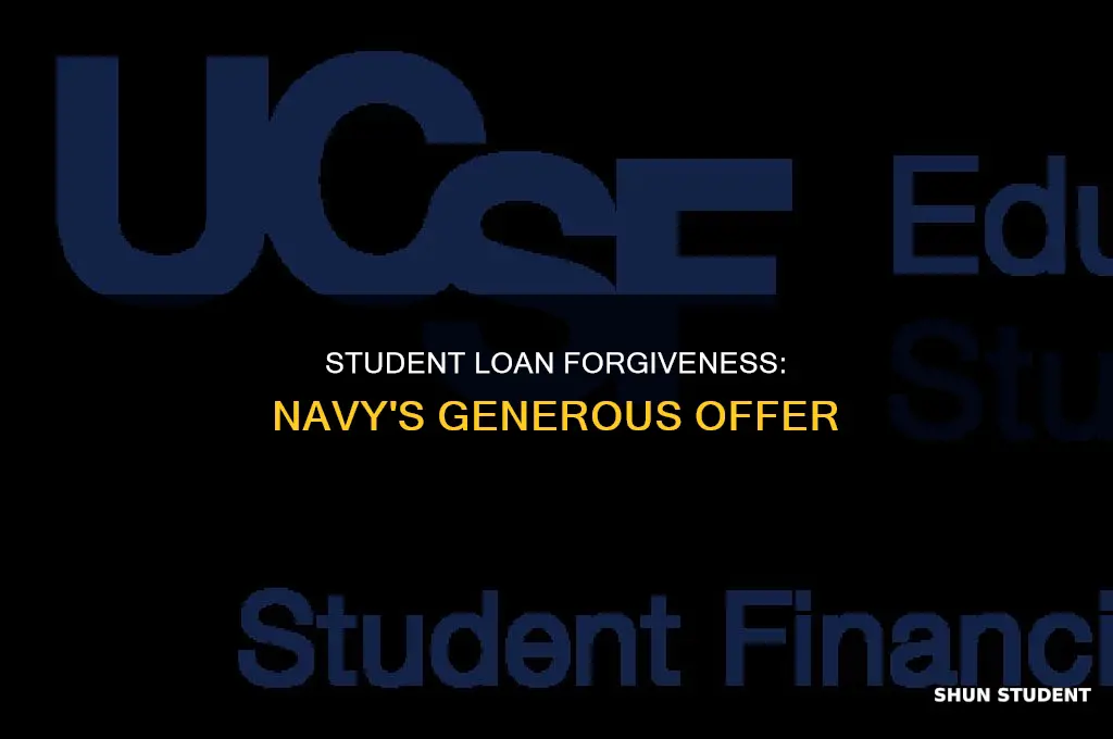 does navy pay off student loans