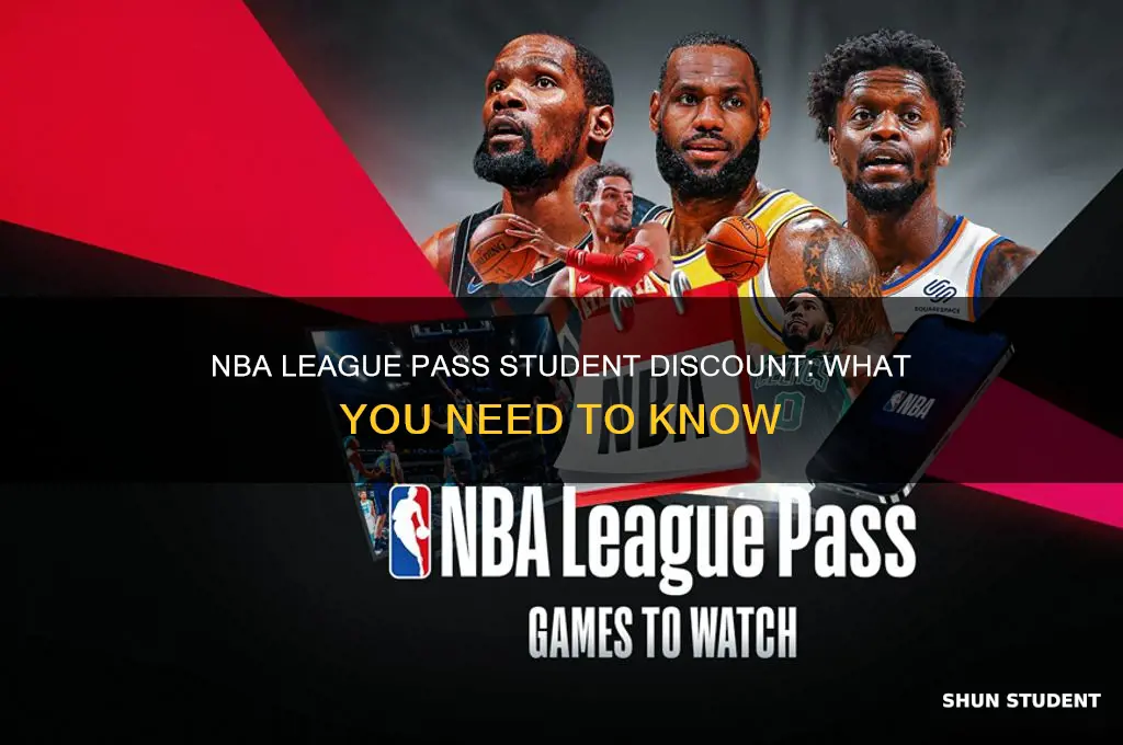 does nba league pass have a student discount