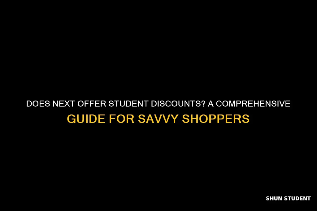 does next do student discount