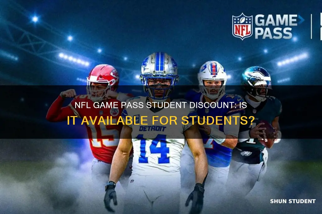 does nfl game pass have a student discount