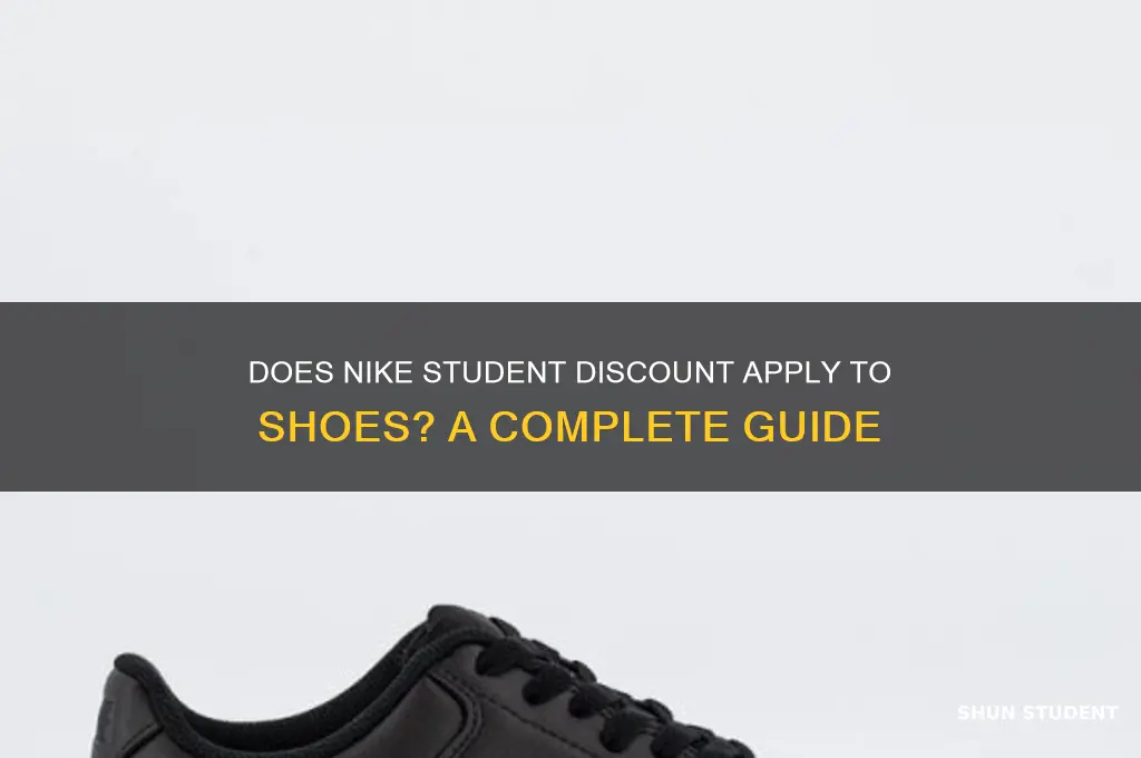 does nike student discount work on shoes