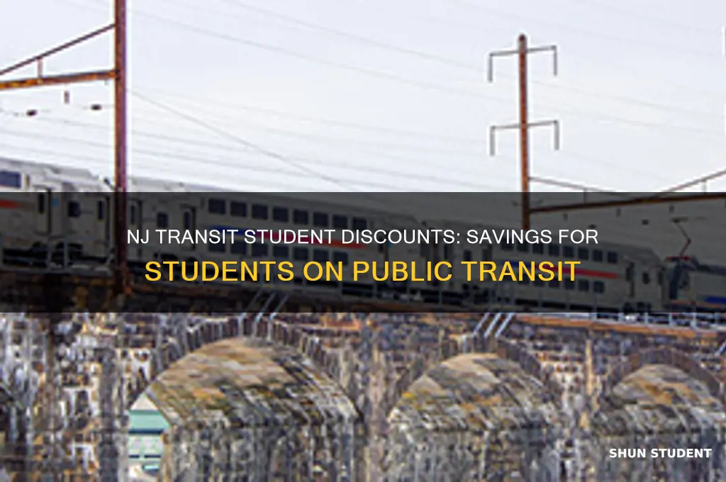 does nj transit give student discounts