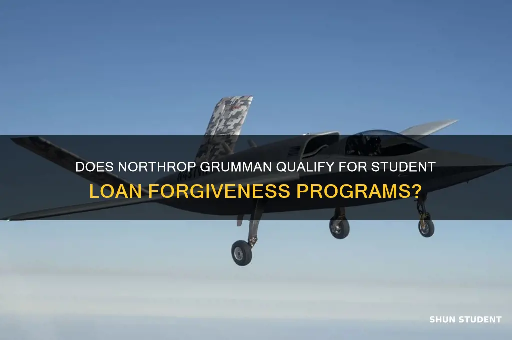 does northrop grumman count towards student loan forgiveness programs