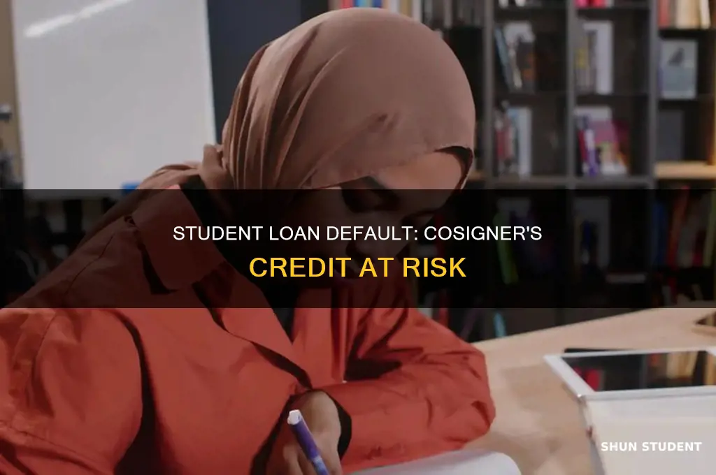 does not paying a student loan affect cosigner
