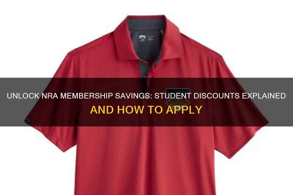 does nra have student discounts