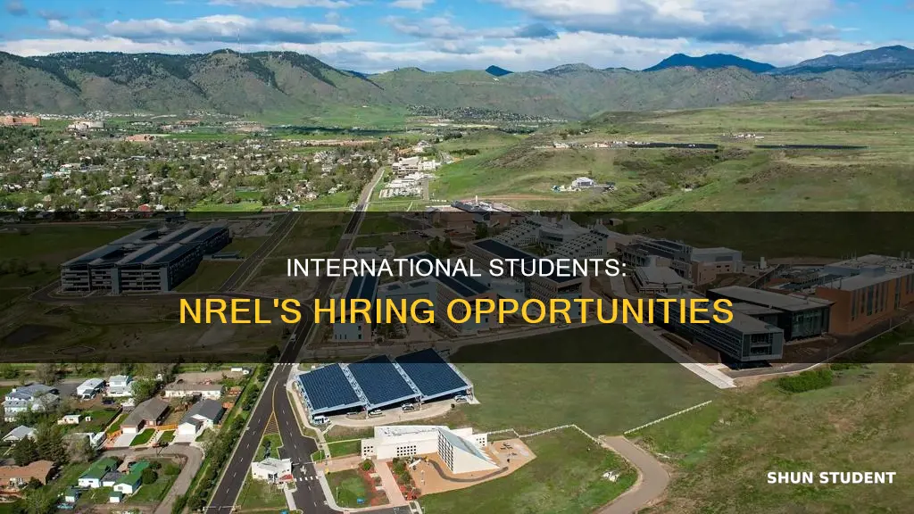 does nrel hire international students
