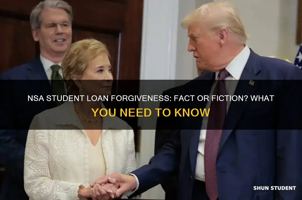does nsa have student loan forgiveness