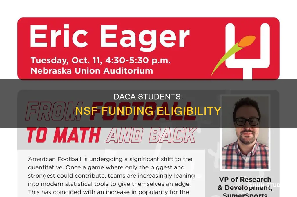 does nsf pay daca students