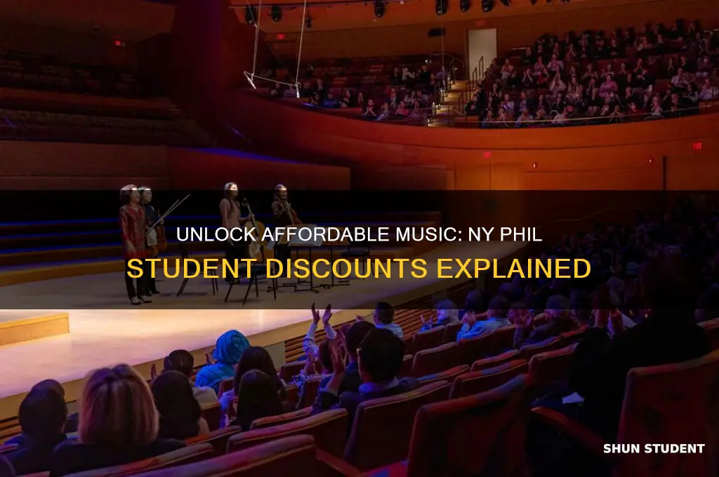 does ny phil have a student discount