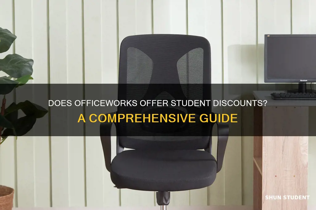 does officeworks do student discount