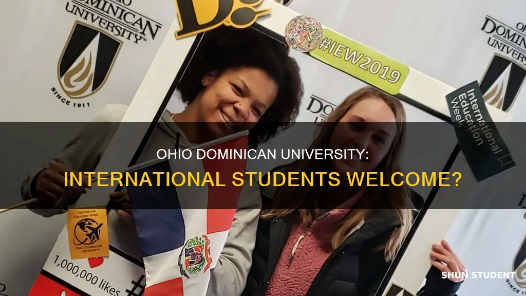 does ohio dominican university admit international students
