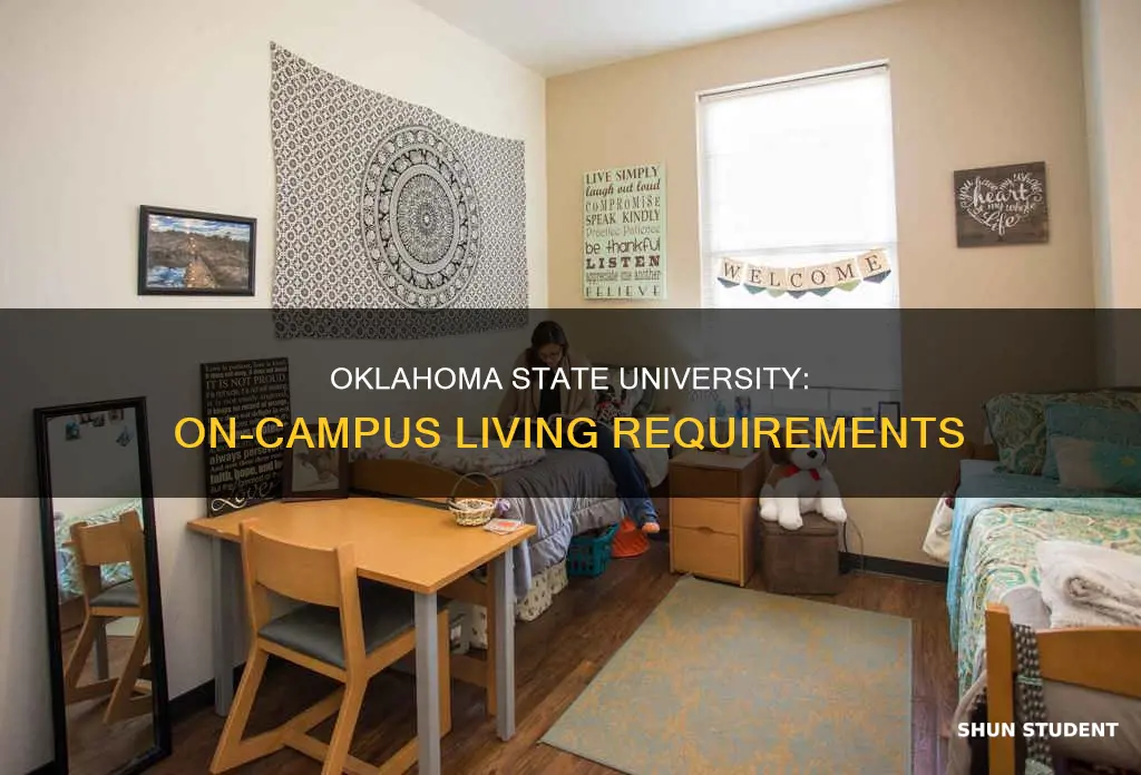 does oklahoma state university require students to live on campus