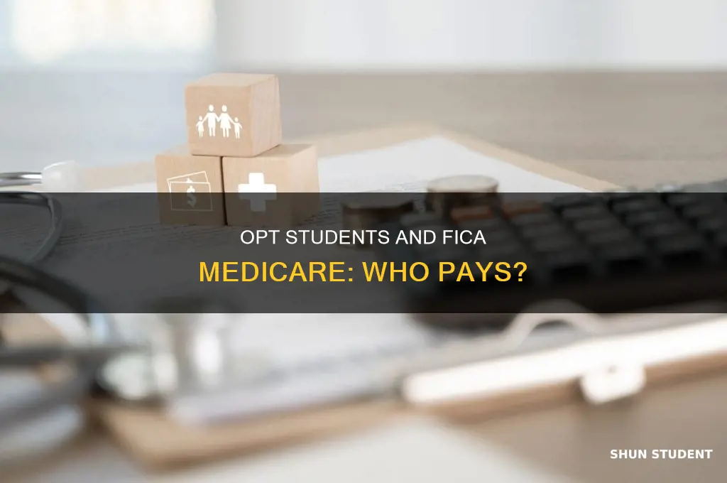 does opt student have to pay for fica medicare