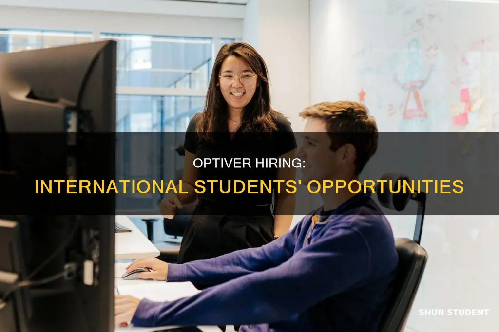 does optiver hire international students