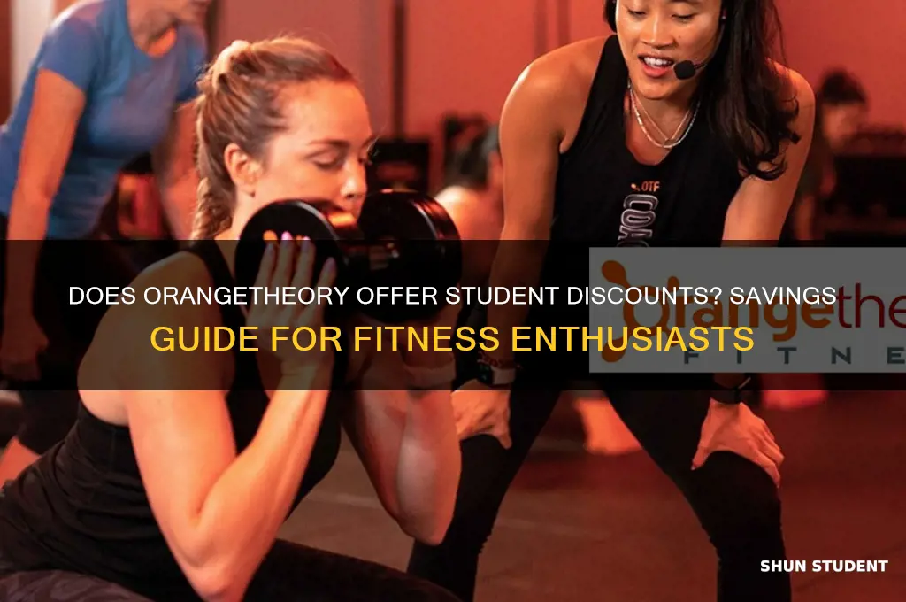 does orange theory do student discounts