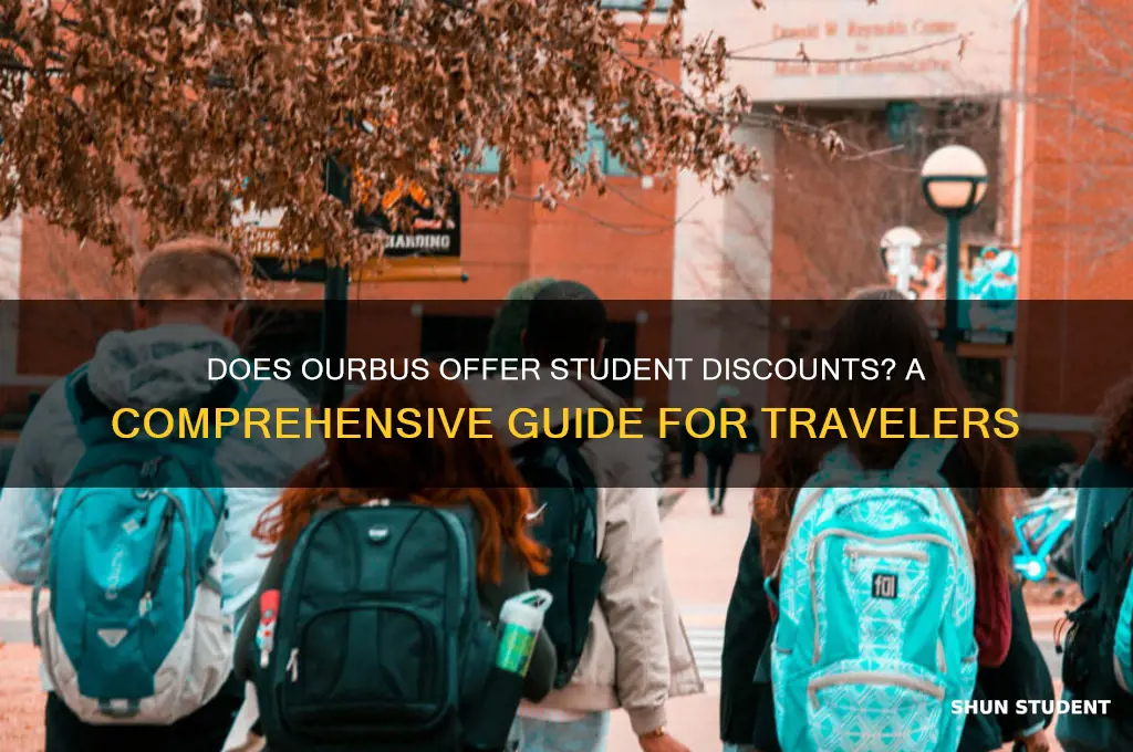 does ourbus have student discount