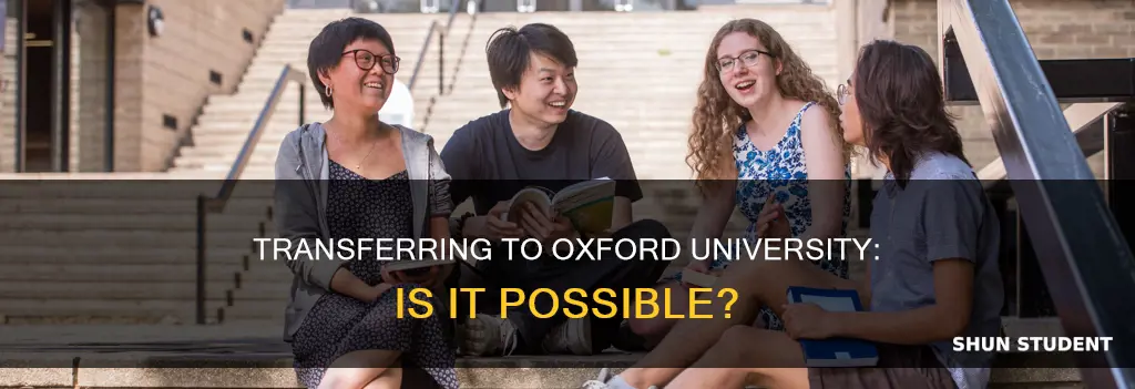 does oxford university accept transfer students