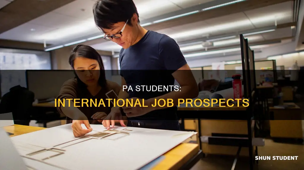 does pa stududents get job for international students