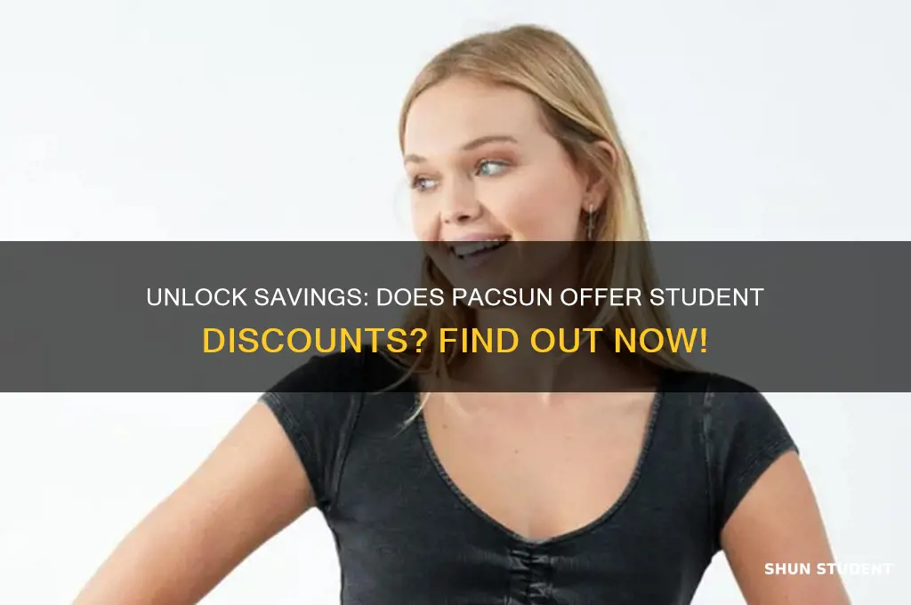does pacsun do student discount