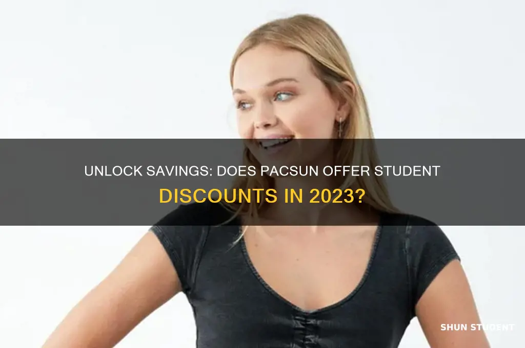 does pacsun have a student discount