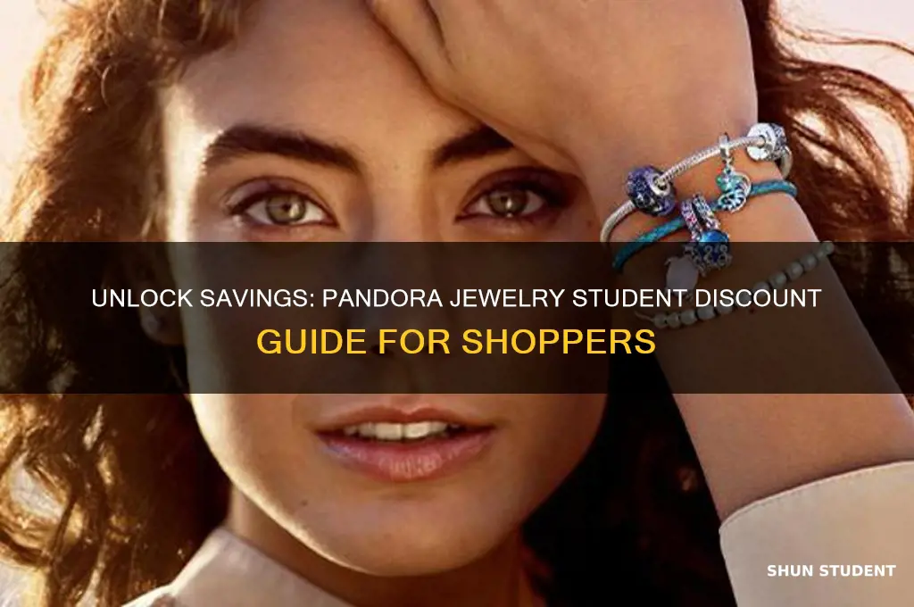 does pandora jewelry give student discount
