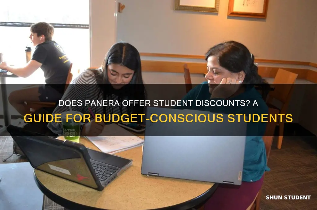 does panera do student discount
