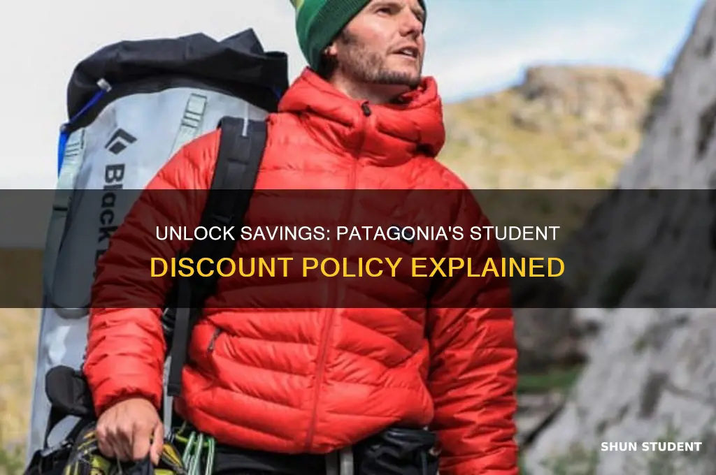 does patagonia do student discount