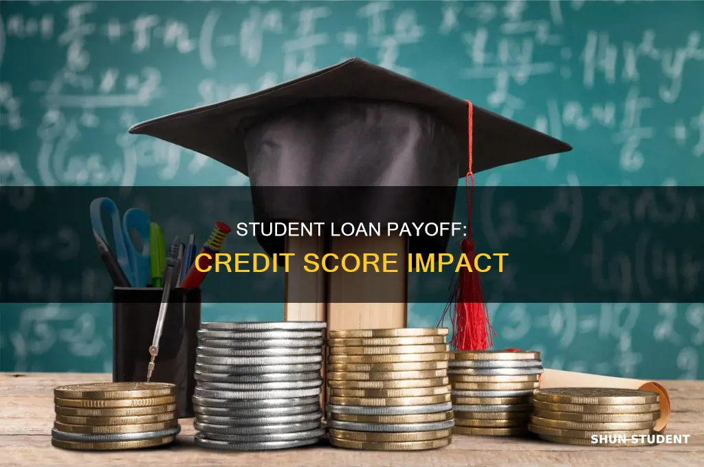 does paying off old student loans lower your credit score