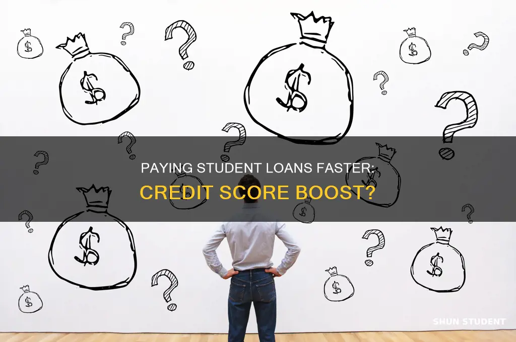 does paying off student loans faster help credit score