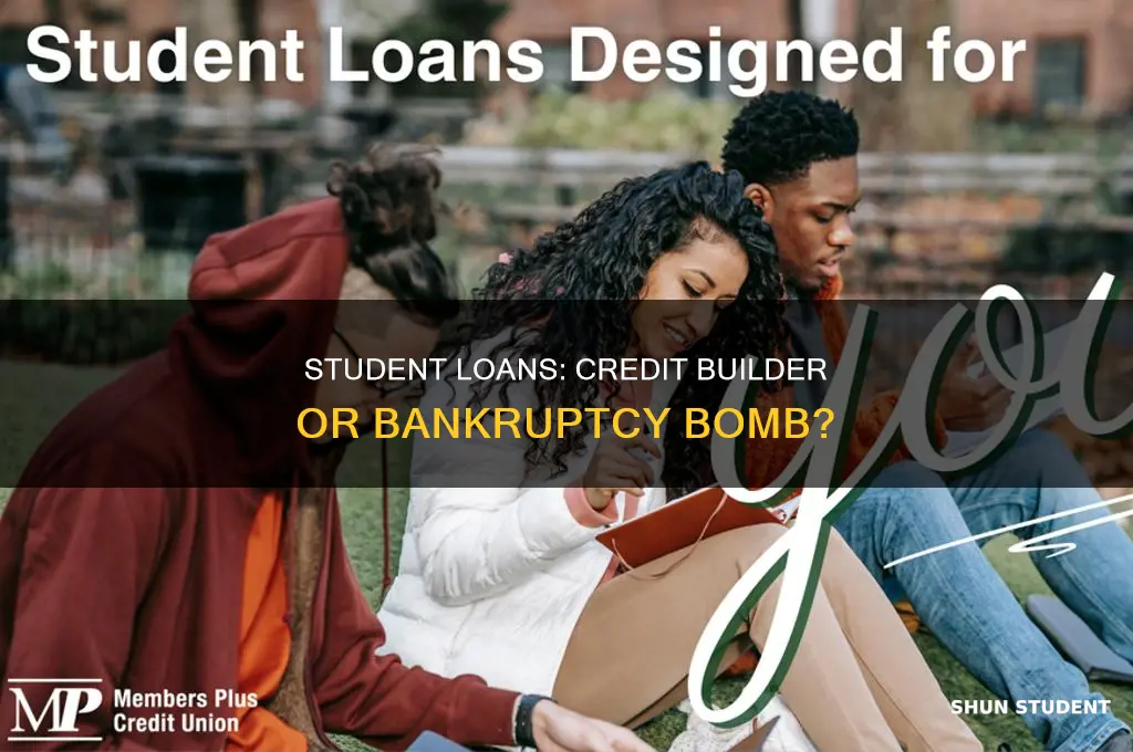does paying student loans build credit after bankruptcy
