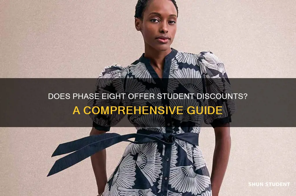 does phase eight do student discount