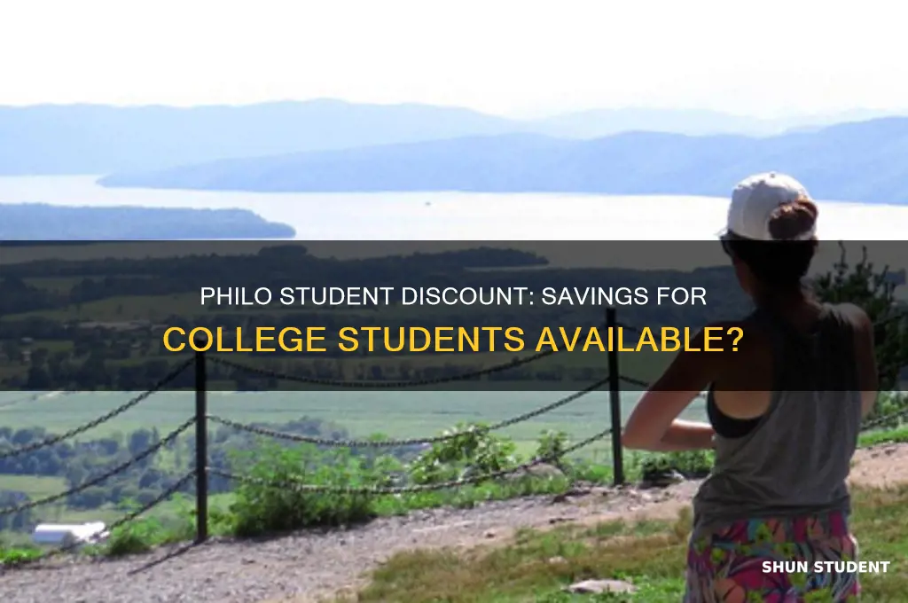 does philo have student discount
