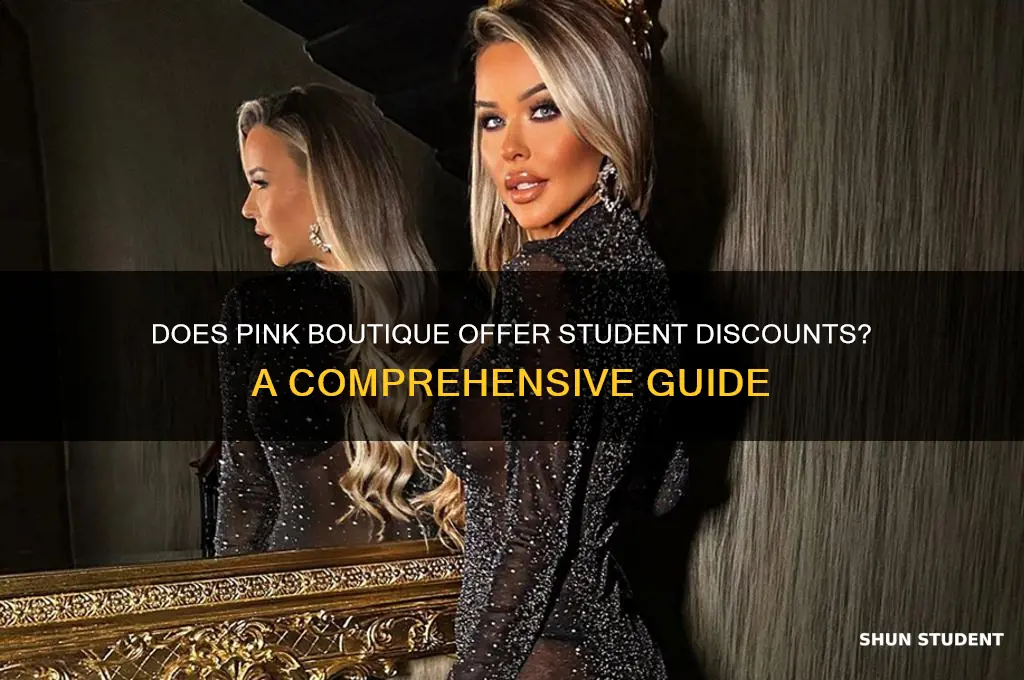 does pink boutique do student discount