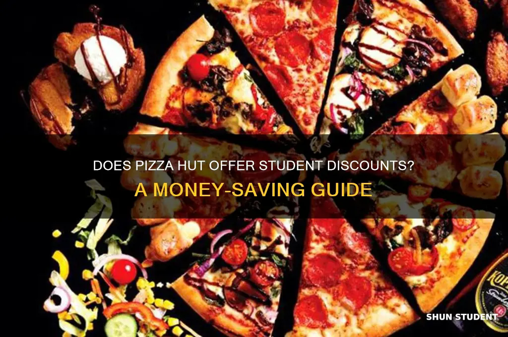 does pizza hut accept student discount