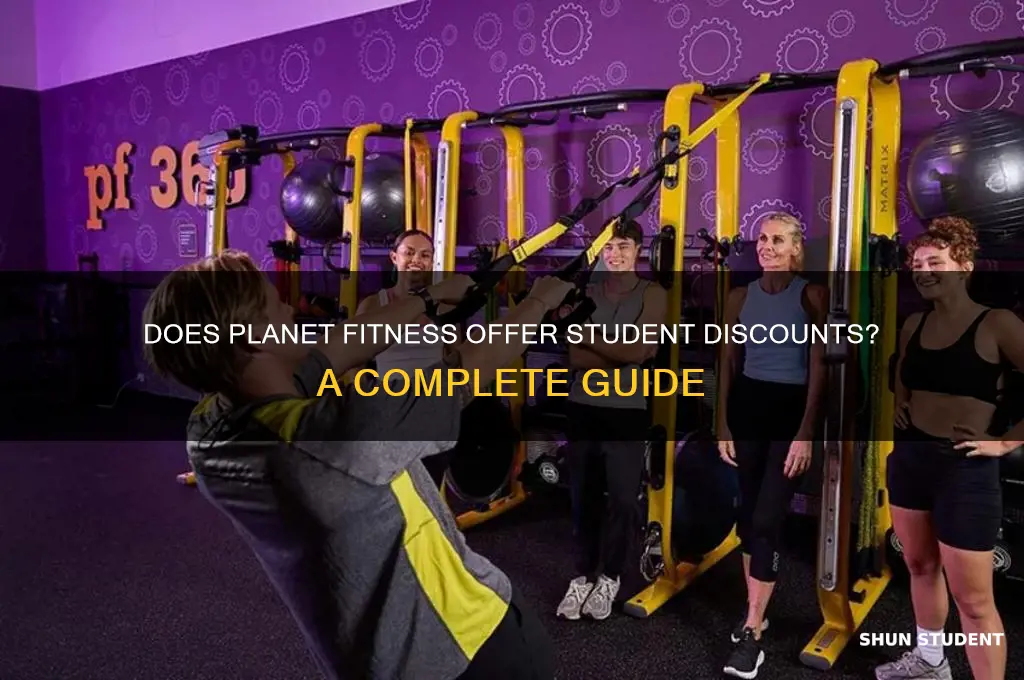 does planet fitness do student discounts