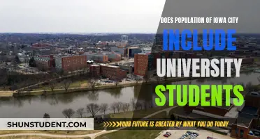 Iowa City Population: Are Students Included?