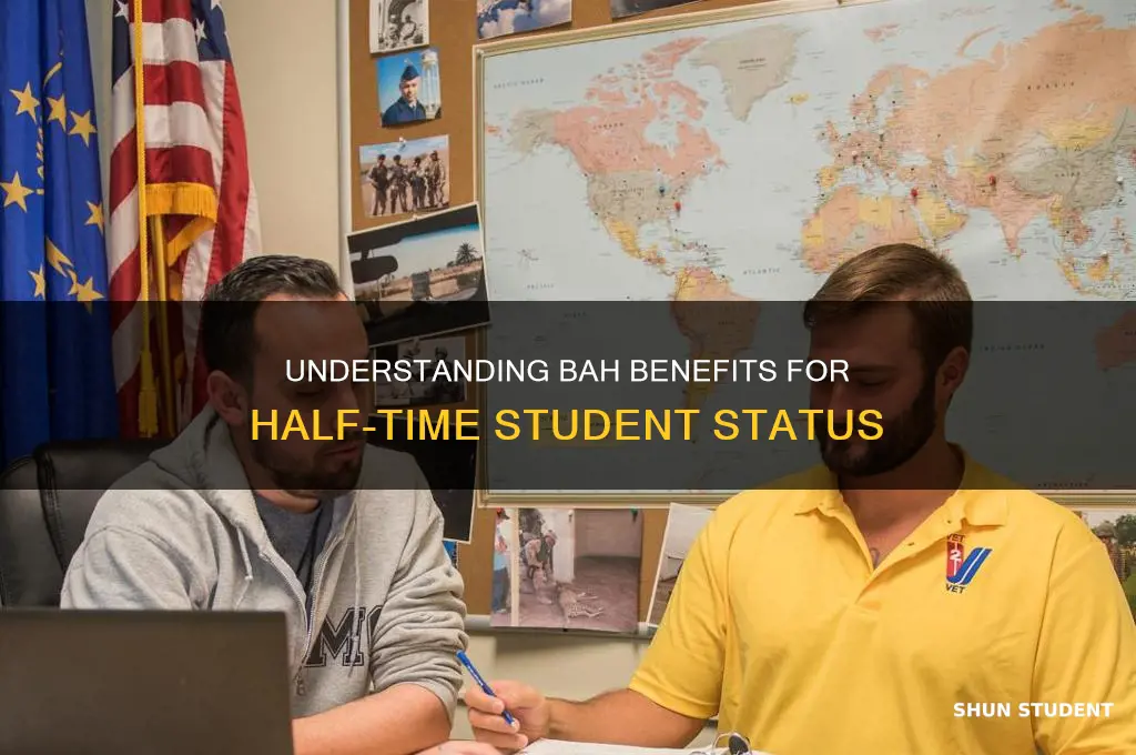does post 911 pay bah for half time student