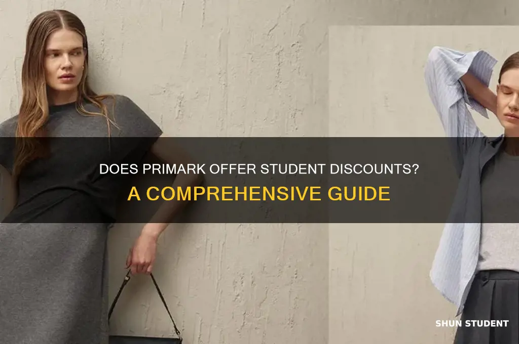 does primark do student discount
