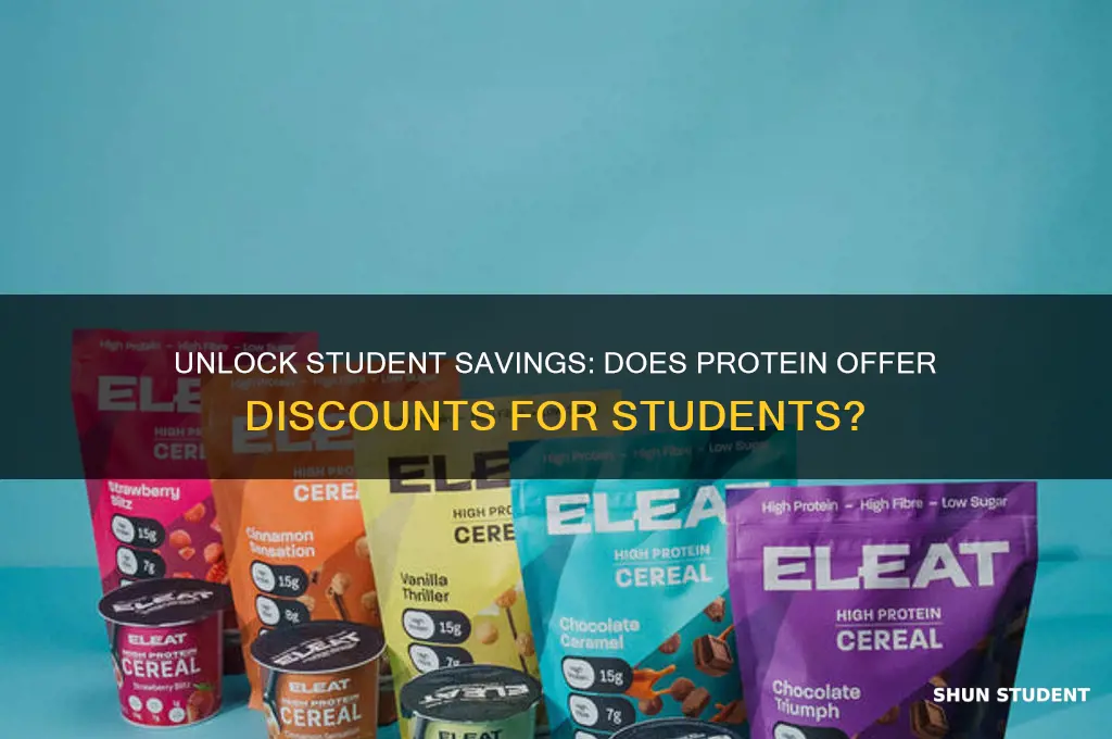 does protein do student discount