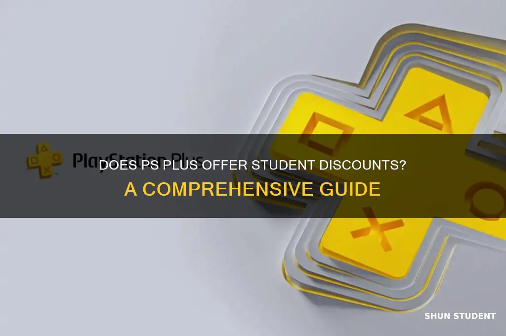 does ps plus have a student discount