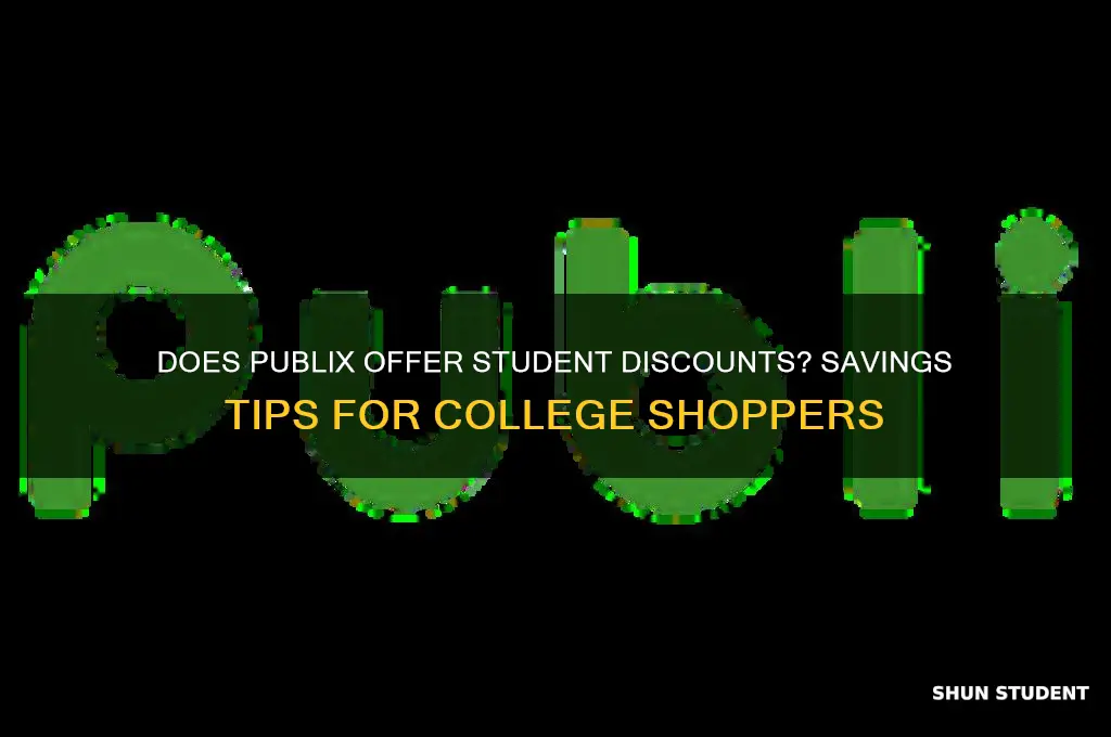 does publix do student discounts
