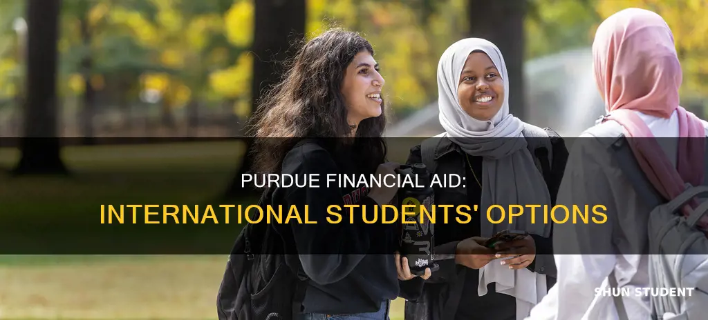 does purdue give aid to international students