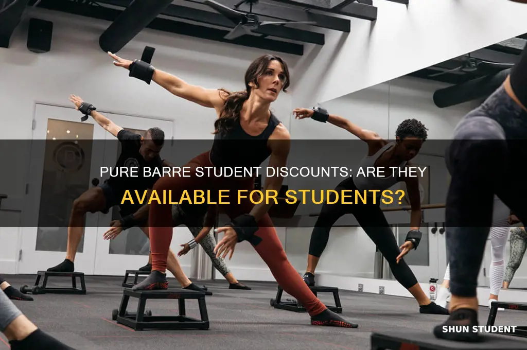 does pure barre do student discounts