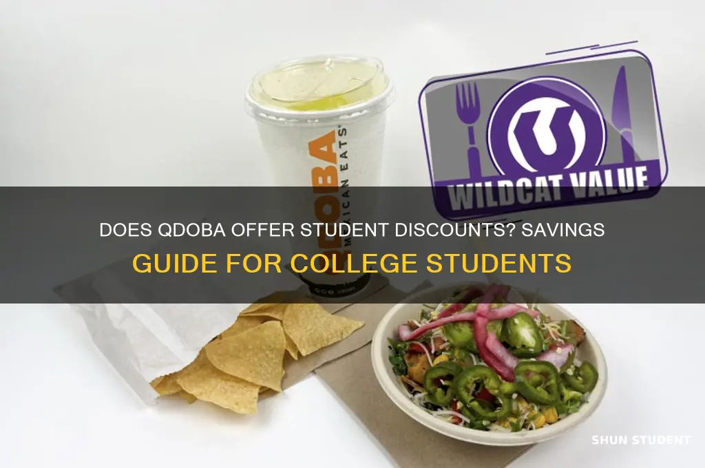 does qdoba do student discount