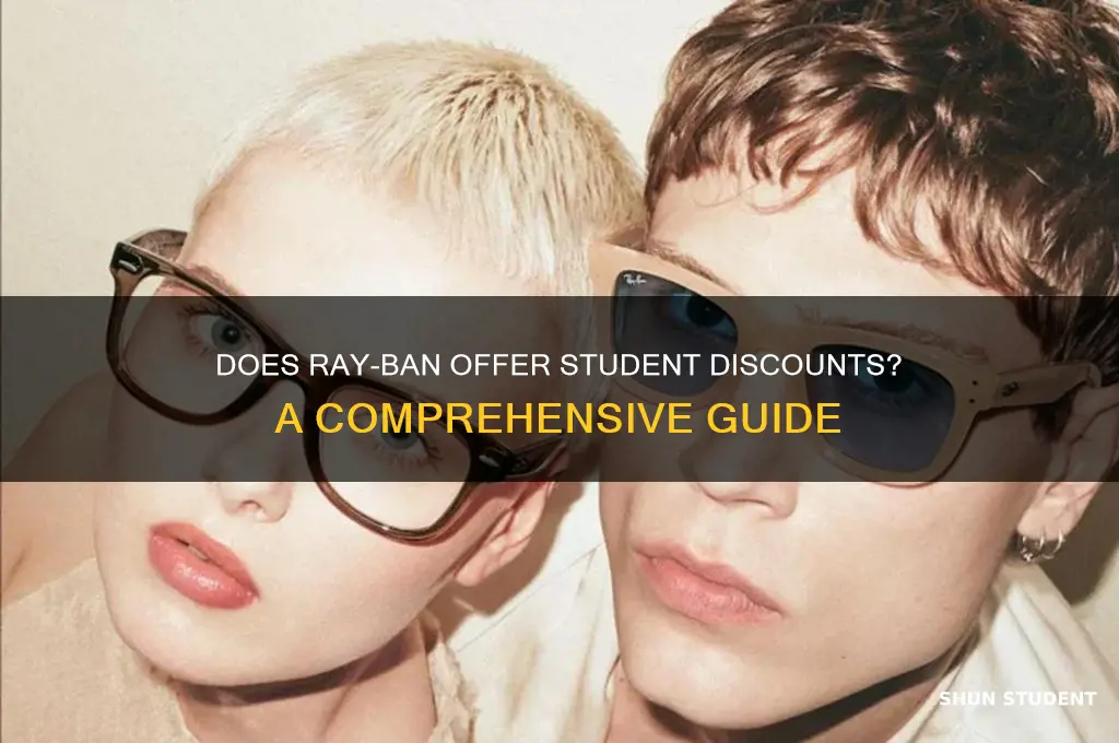 does rayban do student discount