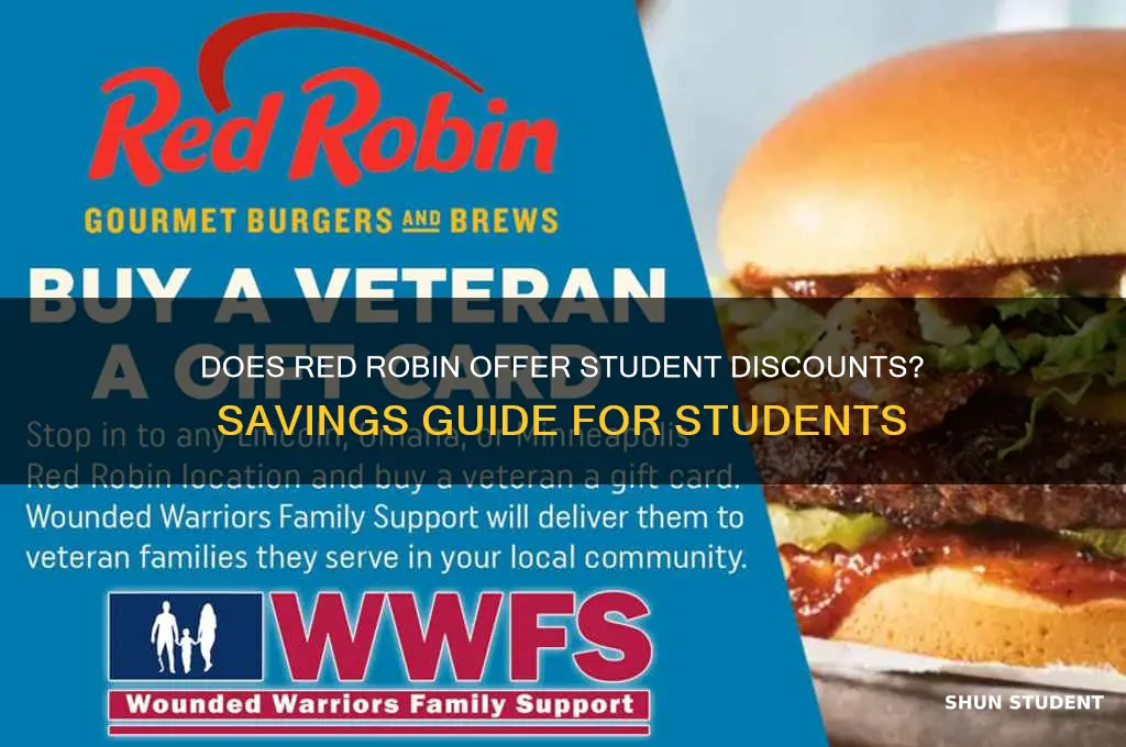 does red robin offer student discounts