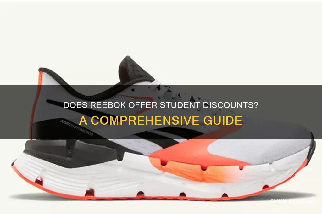does reebok do student discount